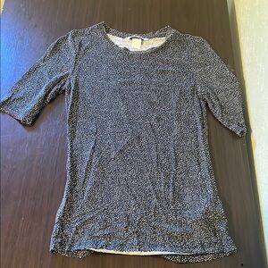 H&M Black and White Polka Dot XS Women's Top